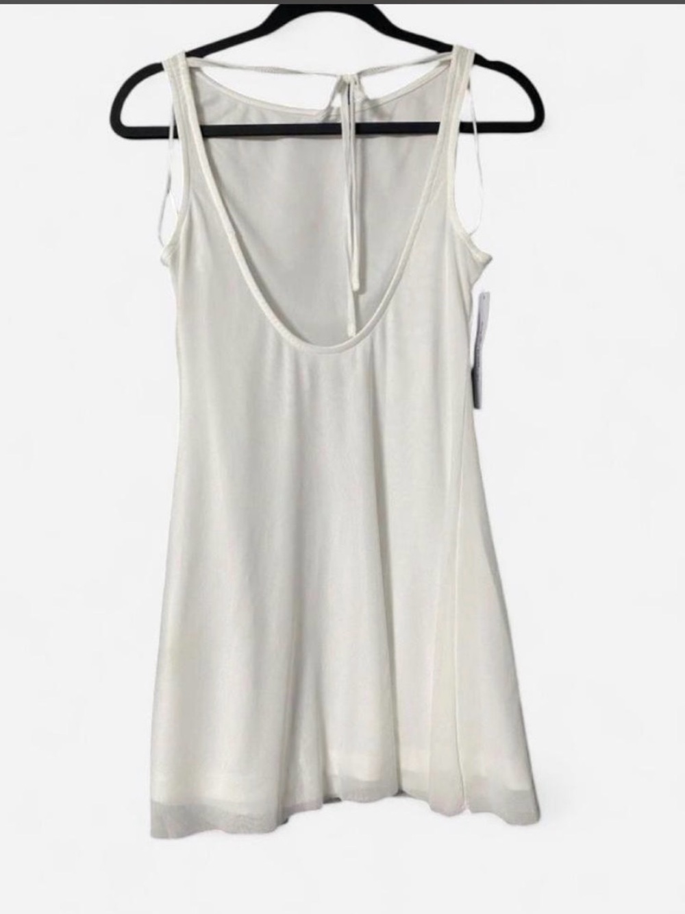 Princess Polly White Sleeveless Mini Slip Dress